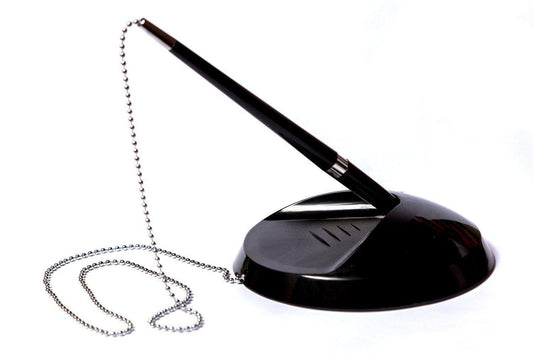 Black Reception Counter Pen on Chain