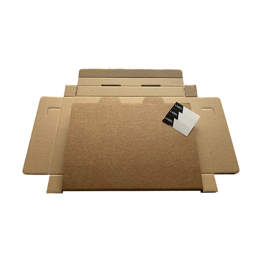 Pack of 3 A4 Kraft Box Files 3.5cm Depth
