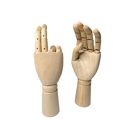 Large Wooden Right Hand Manikin 30cm (12")