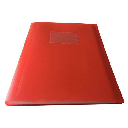 A4 Red Flexible Cover 60 Pocket Display Book