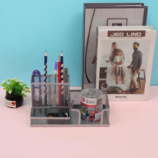 Multifunctional Wire Mesh Office Desktop Organizer