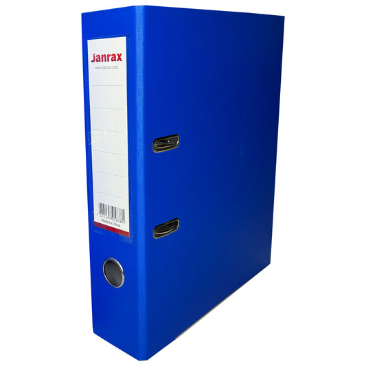 A4 Blue Paperbacked Lever Arch File by Janrax