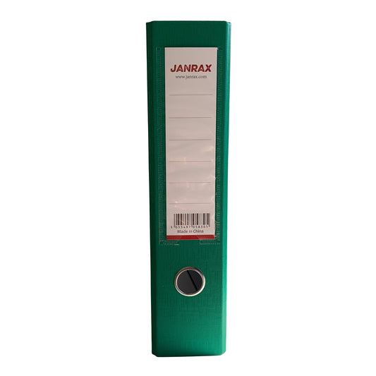 A4 Green Paperbacked Lever Arch File by Janrax