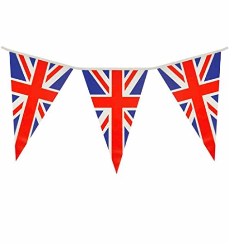 F63003 7m Union Jack Bunting Triangle Pennants
