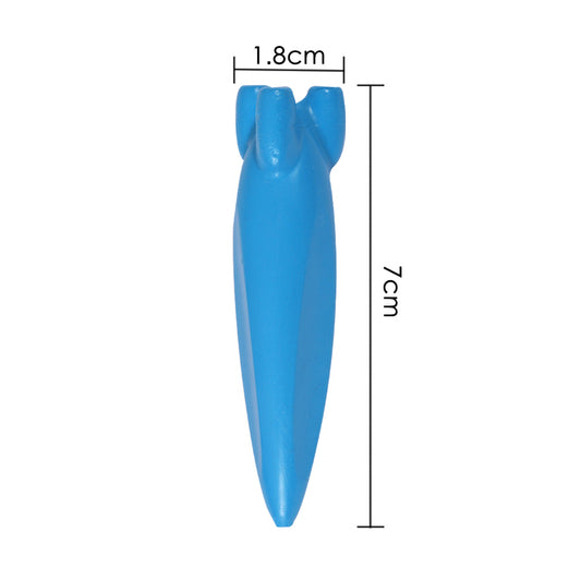 Pack of 12 Rocket Design Assorted Colour Crayons