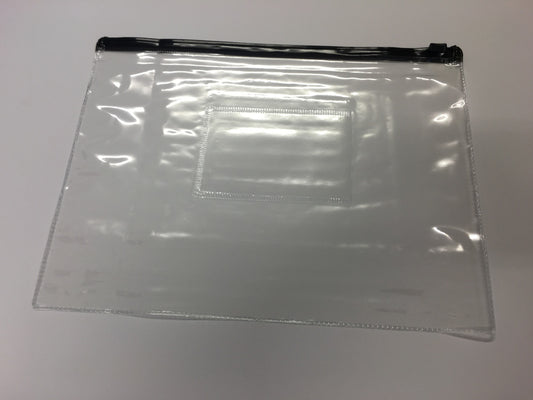 Pack of 12 A3 Black Zip Zippy Bags
