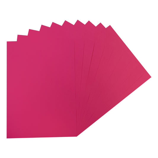 Pack of 100 A4 Fucisia Pink Coloured Paper 75gsm Sheets