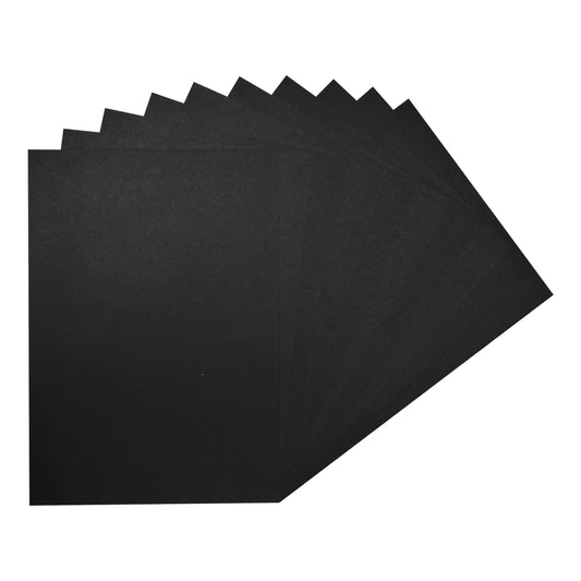 Pack of 100 A4 Black Coloured Paper 75gsm Sheets