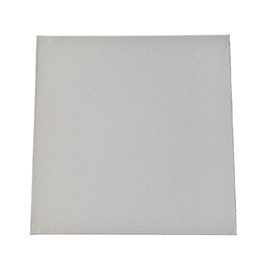 20x20cm Blank White Flat Stretched Board Art Canvas By Janrax