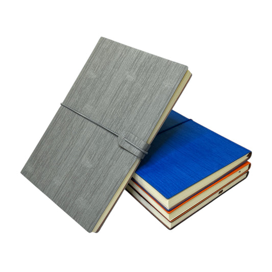 Single A5 96 Sheets Ruled PU Leather Soft Cover Notebook with Rope Closure