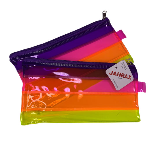 DL Rainbow Coloured Rainbow Pencil Case