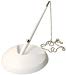 White Reception Counter Pen on Chain