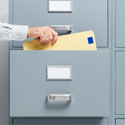 Pack of 120 White 19x25mm Rectangular Labels - Send 2 Pack