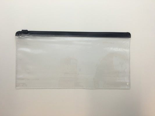 Pack of 12 DL Black Zip Zippy Bags