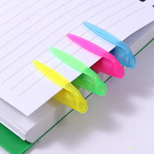Pack of 4 Colours Highlighter Marker Pens