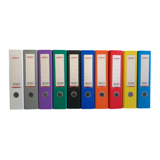 A4 Light Blue Paperbacked Lever Arch File by Janrax