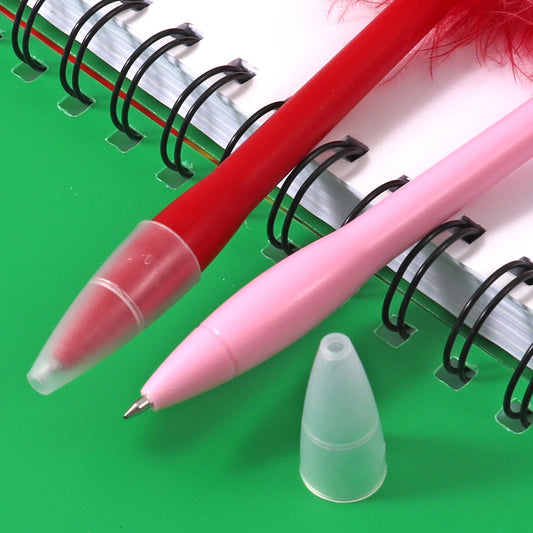 Heart Design Flash Light-Up Fancy Ball Pen