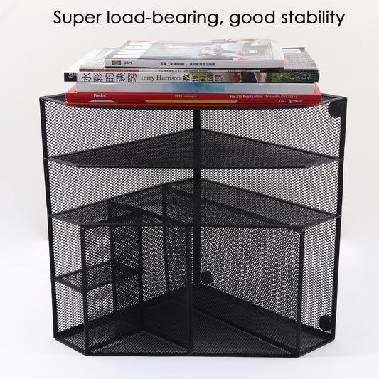 Multiple Compartment Office Mesh Desk Organiser