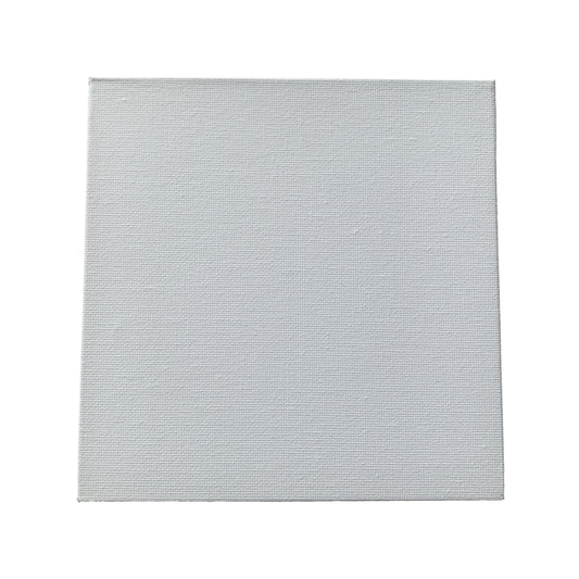 15x15cm Blank White Flat Stretched Board Art Canvas By Janrax