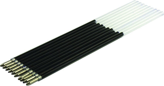 Pack of 10 Black Ink Ballpoint Pen Refills by Janrax