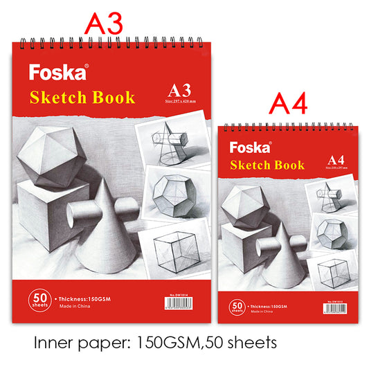 A3 Sketch Book Top Spiral Bound