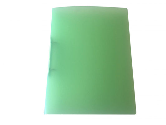 A4 Slim Green Translucent Ringbinder