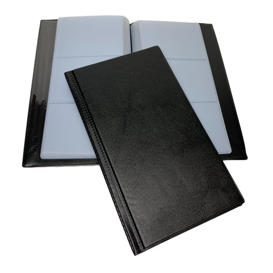 60 Pocket Black Name Business Card Holder by Janrax