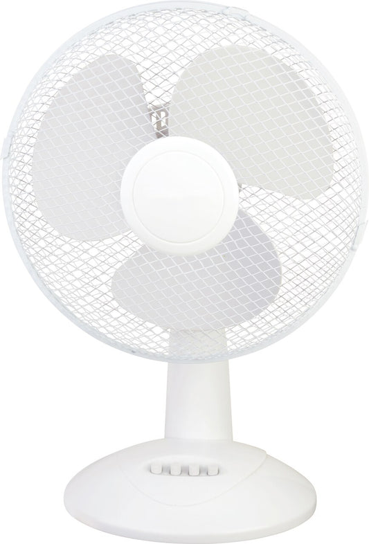 12" Desk Table Fan 3 Speed Oscillation