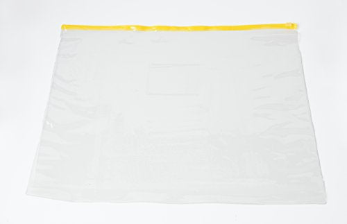 Pack of 12 A3 Yellow Zip Zippy Bags