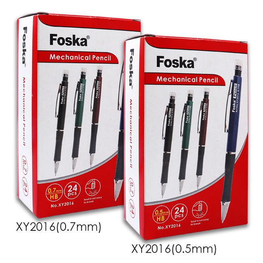 Single 0.7mm Pen Style Mechanical Pencil with Eraser