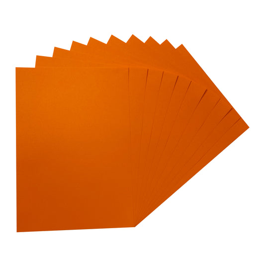 Pack of 100 A5 Orange Coloured Paper 75gsm Sheets