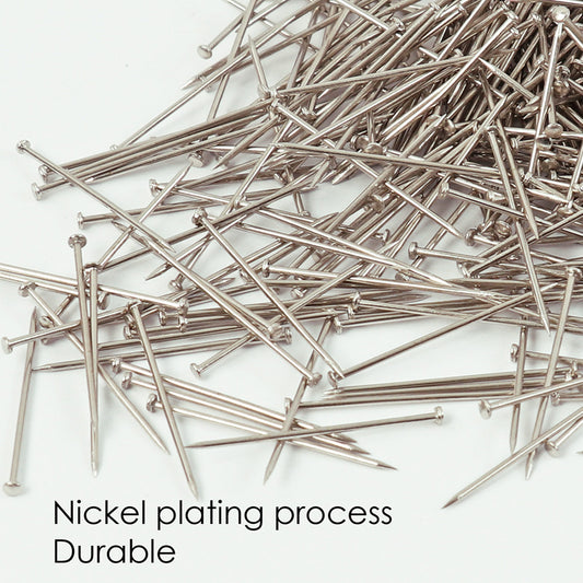 Pack of 440 26mm Nickel Office Pins (50g)