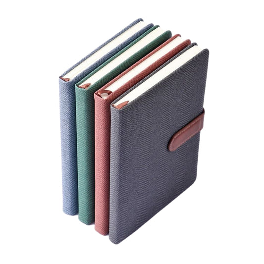 Single A5 96 Sheets Ruled PU Leather Hardcover Notebook