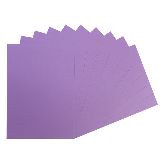 Pack of 50 A5 Light Purple Coloured Card 160gsm Sheets