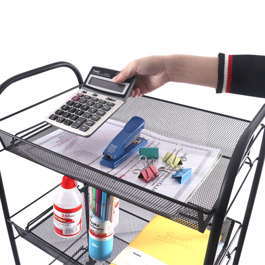 3 Tier Metal Storage Utility Tray Cart Trolley