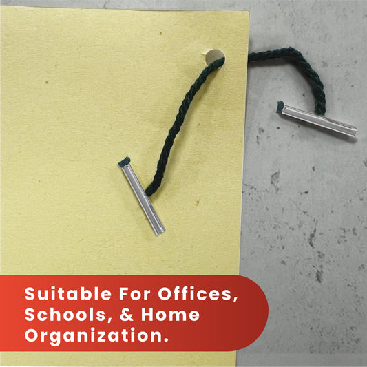 Pack of 100 127mm Metal End Treasury Tags