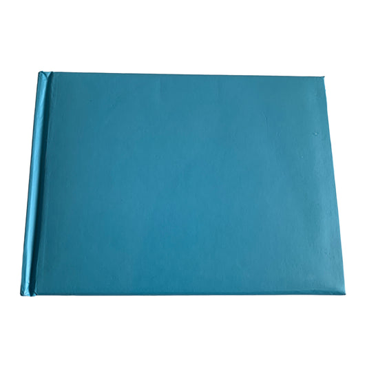 Plain Cover Blue Autograph Book by Janrax - Signature End of Term School Leavers