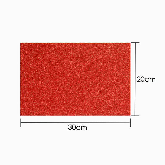 Pack of 10 20 x 30cm Glitter Eva Sponge Paper