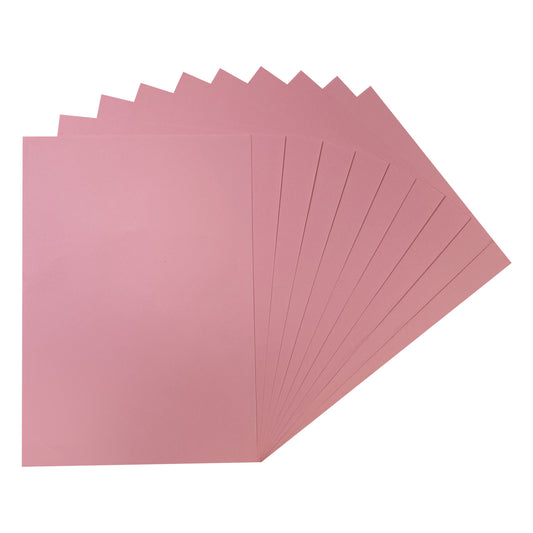 Pack of 100 A4 Pink Coloured Paper 75gsm Sheets