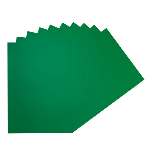 Pack of 100 A4 Dark Green Coloured Paper 75gsm Sheets