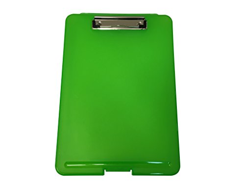 A4 Green Clipboard Box File - Storage Filing Case