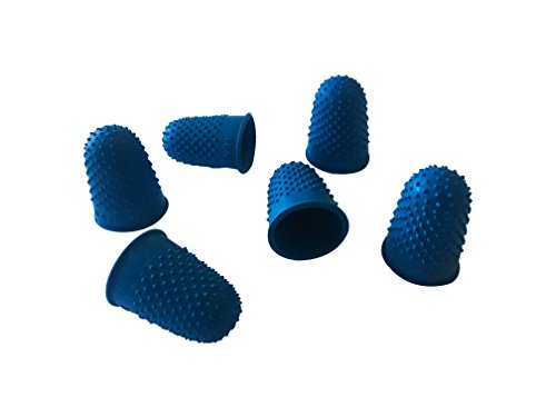 Blue No.1 Rubber Thimblettes Pack of 12
