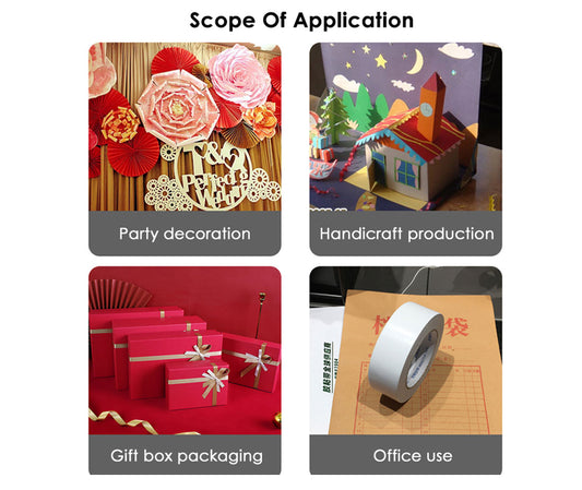 Pack of 12 Double Side Tapes 12mm x 18m