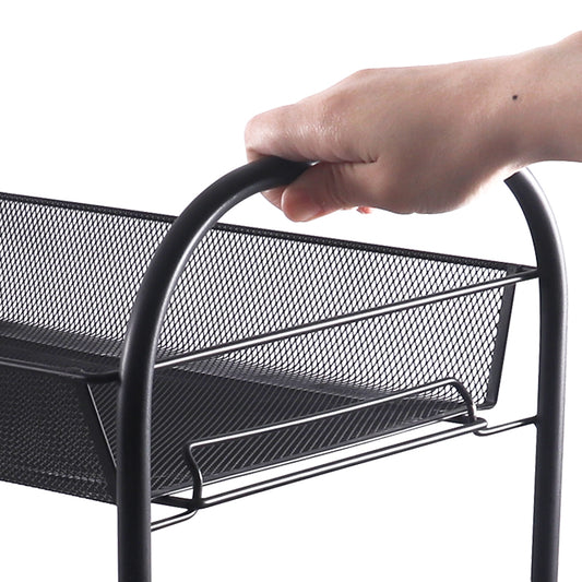 3 Tier Metal Storage Utility Tray Cart Trolley