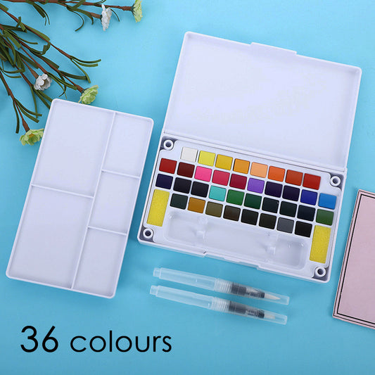 Pack of 36 Solid Watercolor Paint Set