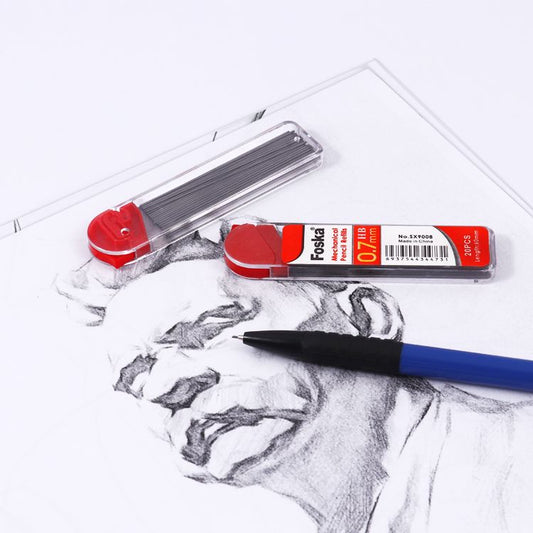 Single Pack of 20 0.5mm Mechanical Pencil HB Black Lead Refills Tube