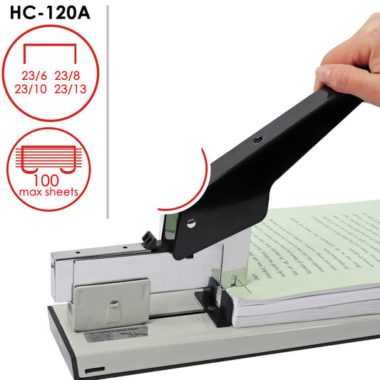 Heavy Duty Metal Adjustable Staples 100 Sheets Capacity