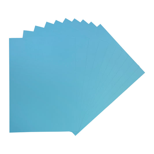 Pack of 50 A4 Light Blue Coloured Card 160gsm Sheets