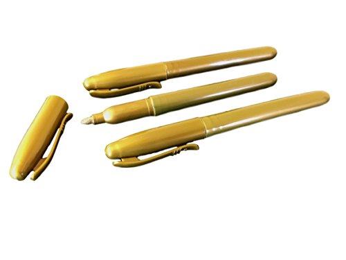 Pack of 3 Gold Metallic Markers