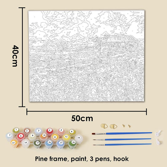 Canvas DIY Colour Your Own Painting by Numbers